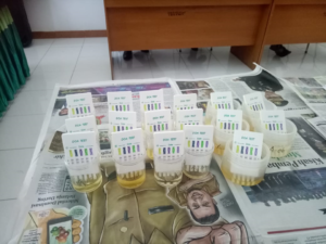 Tes Urine bagi ASN Kemenag Tana Toraja