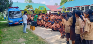 SMPN 1 Sanggalangi' Kampanye Stop NArkoba, Menuju Indonesia Maju
