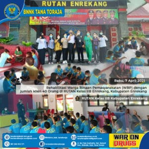 Rehabilitasi Warga Binaan Pemasyarakatan (WBP) di Rutan Kelas II B Enrekang