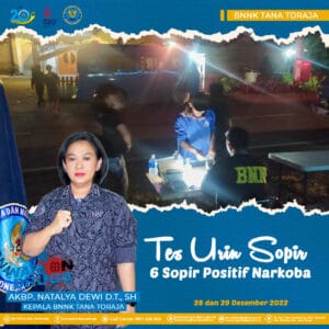 6 PENGEMUDI POSITIF NARKOBA