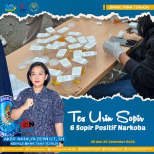 6 PENGEMUDI POSITIF NARKOBA