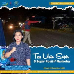 6 PENGEMUDI POSITIF NARKOBA