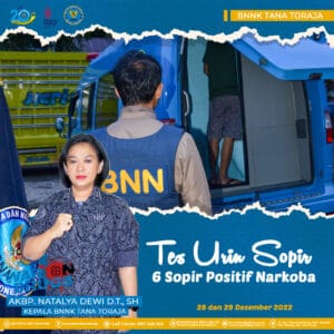 6 PENGEMUDI POSITIF NARKOBA