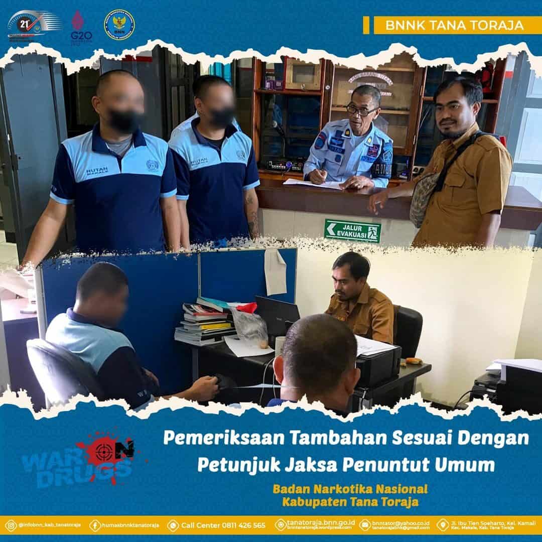PEMERIKSAAN TAMBAHAN SESUAI DENGAN PETUNJUK JAKSA