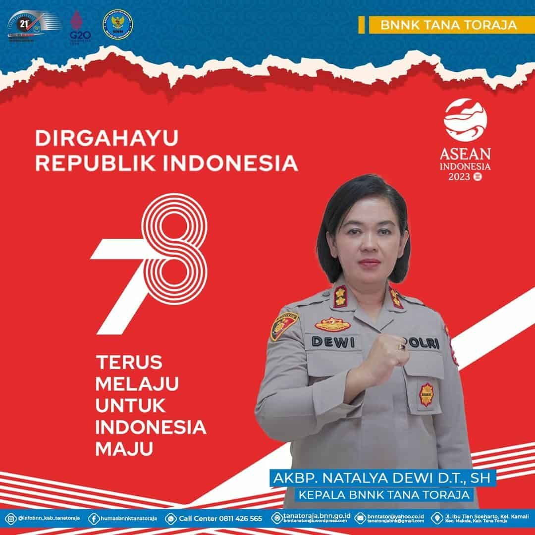 BNNK TANA TORAJA DIRGAHAYU REPUBLIK INDONESIA KE-78