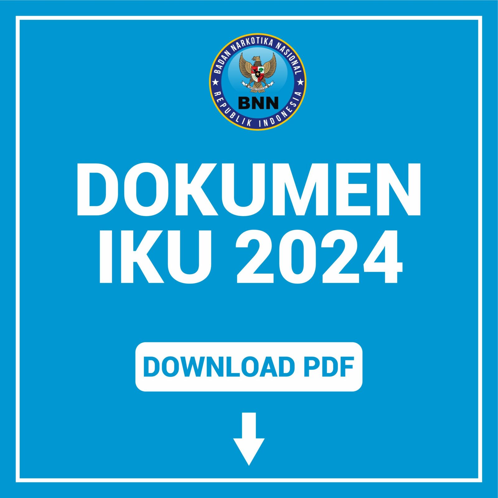DOKUMEN INDIKATOR KERJA UTAMA (IKU) BNNK TANA TORAJA TAHUN 2024 DOKUMEN IKU 2024